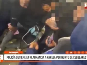 Cajamarca: Policía detiene en flagrancia a pareja por hurto de celulares