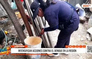 Lambayeque: intensifica acciones contra el dengue en la región