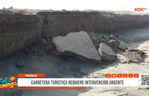 Trujillo: carretera costanera presenta grave deterioro