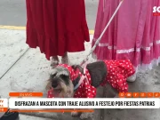 Trujillo: mascota con traje patrio roba miradas antes del desfile
