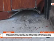 Trujillo: detonan explosivo en local de eventos días antes de inauguración