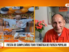 Trujillano celebró cumpleaños con temática de Fuerza Popular y Keiko Fujimori