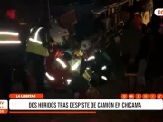 La Libertad: dos heridos tras despiste de camión en Chicama