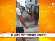 Trujillo: un muerto y siete heridos en accidente