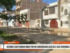 Trujillo: vecinos de Manuel Arévalo cuestionan obras por no considerar acceso a sus viviendas