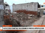 Trujillo: falta de cerco perimétrico tras derrumbe de pared de depósito de Segat