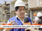 Trujillo: nueva sede de la Defensoría del Pueblo supera en 80 % de avance