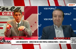 Luis Benavente, director de Vox Populi Consultoría y analista político: ”El gran reto del gobierno de Keiko Fujimori será integrar al Perú. Roberto Sánchez está solo”