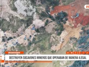 Huamachuco: destruyen socavones mineros que operaban de manera ilegal