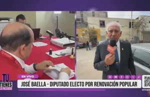 «A Keiko Fujimori le corresponde unir a los peruanos; lo que busca Roberto Sánchez es incendiar la pradera para generar el caos»: José Baella, diputado electo por Renovación Popular