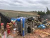 La Libertad: Dos personas fallecen tras despiste de tráiler cargado de limones en Paiján