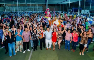 Trujillo: dirigentes vecinales y líderes de La Esperanza celebran cumpleaños a Wilmer Sánchez