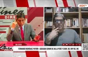 Fernando Rodríguez Patrón, asociado senior de Aklla Perú y exdirector del ROP del JNE: «La calidad democrática también exige aceptar los resultados. Pedido de Sánchez ante la CiIDH no tendrá ningún efecto y es vergonzoso»
