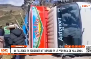 Cajamarca: un fallecido en accidente de tránsito en la provincia de Hualgayoc