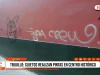 Trujillo: Captan a sujetos realizando pintas en el centro histórico