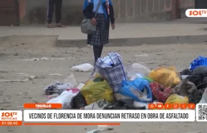 Trujillo: vecinos de Florencia de Mora denuncian retraso en obra de asfaltado