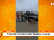 Trujillo: tres accidentes en la Panamericana Norte a la altura de Huanchaco