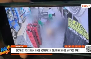 Trujillo: sicarios asesinan a dos hombres y dejan heridos a otros tres