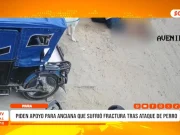 Piura: piden apoyo para anciana que sufrió fractura tras ataque de perro