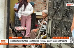 Trujillo: incendio en vivienda de adulta mayor provoca graves daños materiales