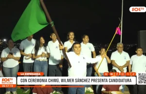 Trujillo: con ceremonia Chimú, Wilmer Sánchez presenta candidatura en La Esperanza