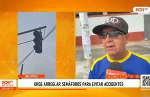 Trujillo: semáforos inoperativos generan congestión y elevan riesgo de accidentes