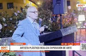 Cajamarca: artista plástico realiza exposición de arte