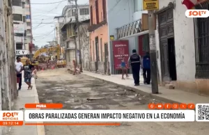 Piura: obras paralizadas generan impacto negativo en la economía