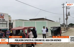 Lambayeque: población expuesta al consumo de agua con arsénico