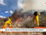 Áncash: fuego devoró más de 300 hectáreas y dejó una nueva herida en los andes