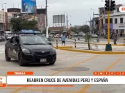 Trujillo: reabren cruce de avenidas Perú y España