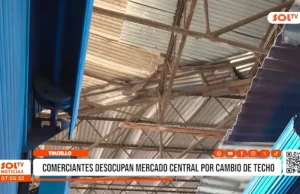 Trujillo: comerciantes desocupan mercado Central por cambio de techo