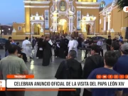Trujillo: celebran anuncio oficial de la visita del papa León XIV
