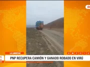 La Libertad: PNP recupera camión y ganado robado en Virú