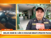 Lambayeque: Policía rescata a niña de 2 años usada para evitar detención de sus padres