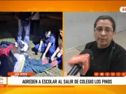 Trujillo: escolar fue agredido con una botella al salir del colegio Los Pinos