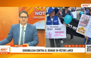 Trujillo: sensibilizan contra el dengue en Víctor Larco