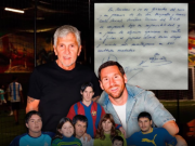 Internacional: la historia de la servilleta en que el padre de Messi cambió la historia al firmar con el Barcelona