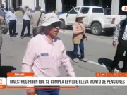 Áncash: maestros piden que se cumpla ley que eleva monto de pensiones