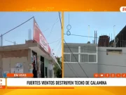 Trujillo: fuertes vientos levantan techo de calamina y causan daños en vivienda