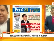 Marino Lavado impulsa interpelación al ministro de Defensa por presuntos conflictos de interés