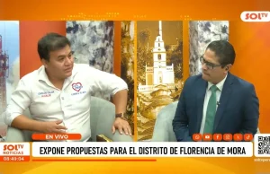 Carlos Calua propone renovar pistas, cámaras con inteligencia artificial y serenazgo para Florencia de Mora