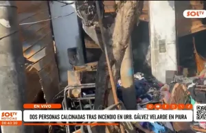 Piura: padre e hijo mueren calcinados tras voraz incendio en su vivienda
