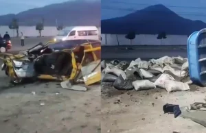 Coishco: Triple choque deja dos muertos y un herido grave cerca del túnel