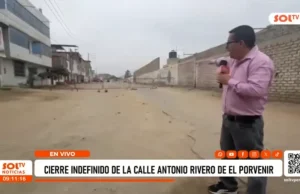 El Porvenir: Vecinos mantienen cierre indefinido por deterioro de calle Antonio Rivero