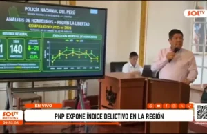 La Libertad reporta reducción de homicidios, robos y extorsiones según estadísticas de la PNP