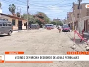 Chiclayo: vecinos denuncian colapso de aguas residuales