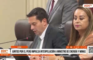 Lima: Juntos por el Perú impulsa interpelación a ministro