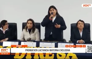 Áncash: autoridades promueven lactancia materna exclusiva
