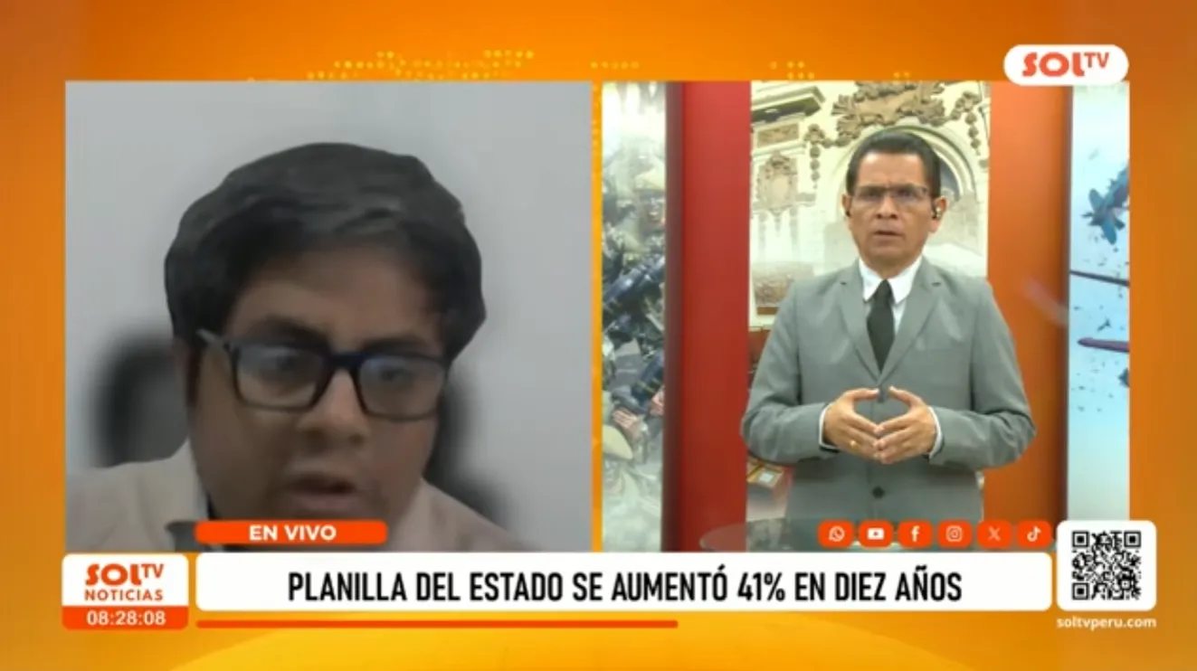 Planilla estatal aumentó 41% en diez años y gobiernos regionales concentraron mayor incremento